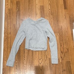 TNA Light Gray Women's Crew Neck Sweater